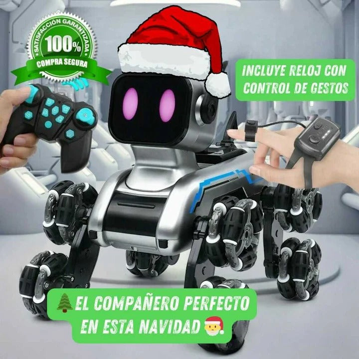 PERRO ROBOT FUTURISTA DOBLE CONTROL