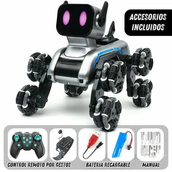 PERRO ROBOT FUTURISTA DOBLE CONTROL